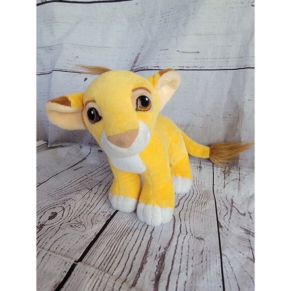 The Lion King Simba Kissing Cubs Plush 1993 Authentic Disney Magnetic replacemen - Picture 1 of 9